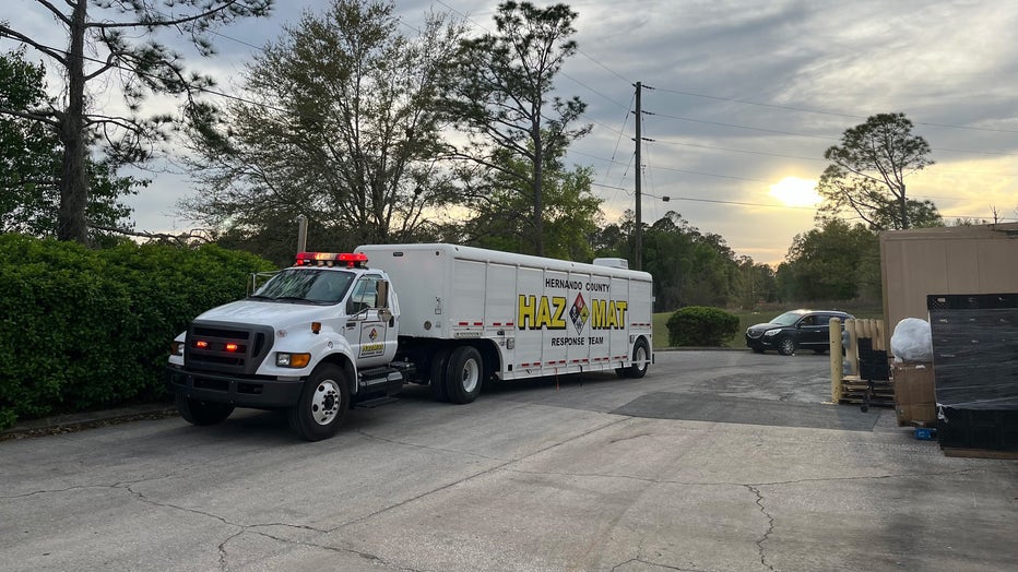 Hernando County Fire Rescue Hazmat went to a Winn Dixie on Sunday evening after five people reported breathing issues. 
