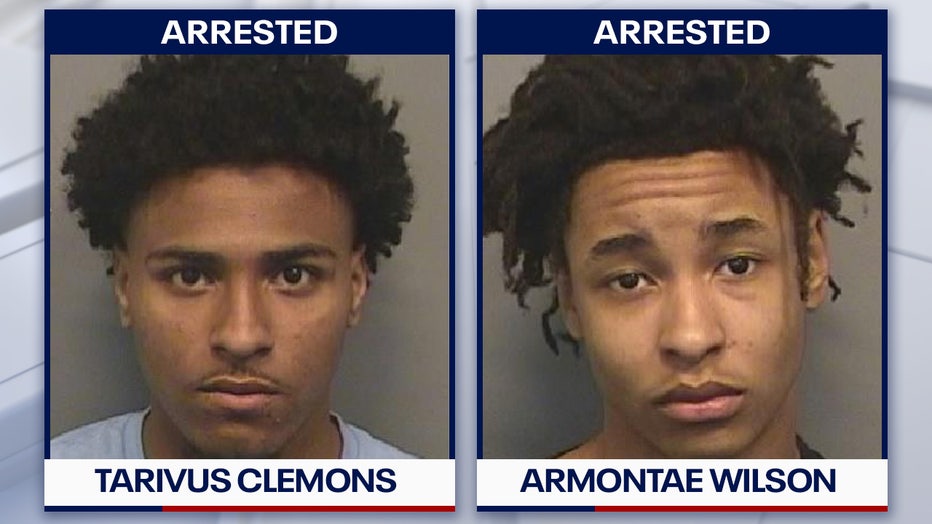 Booking photos of Tarivus Clemons and Armontae Wilson courtesy of TPD.