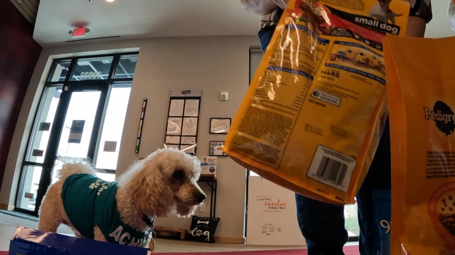 The pet food drive runs through March 13