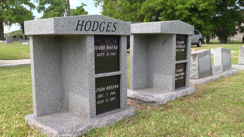 Victims say their loved ones headstones were left incomplete. 