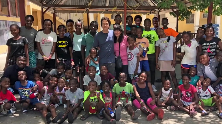Mitch Albom and his wife run an orphanage in Haiti.