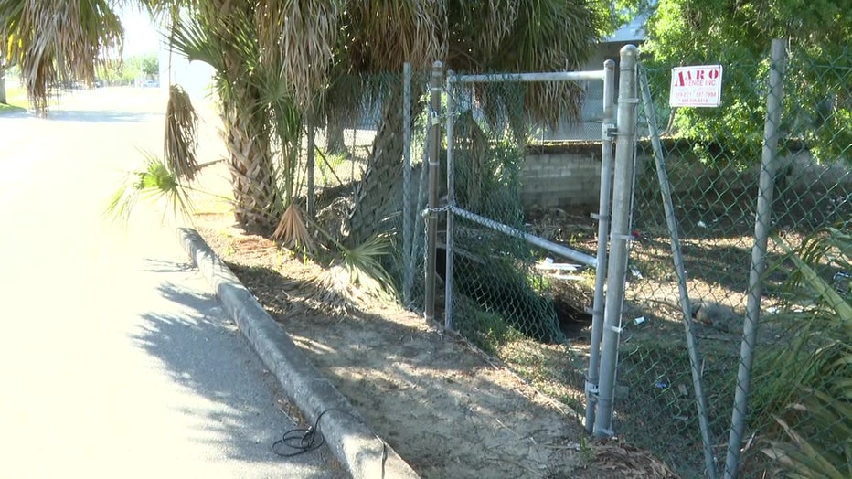 Temple Terrace residents are worried that something may happen to the gator after a gaping hole was discovered in a fence that surrounds the pond it live in. 