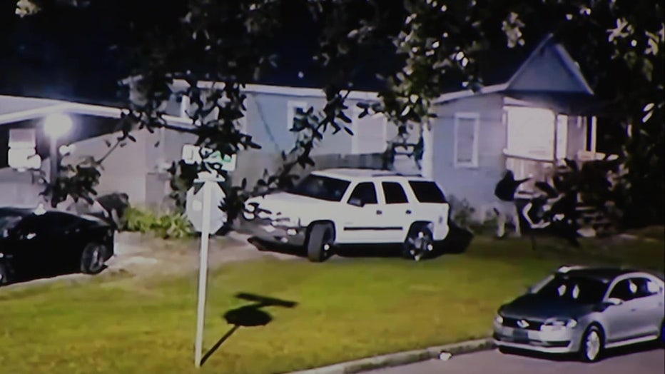 Surveillance video shows the moments gunfire erupted. 