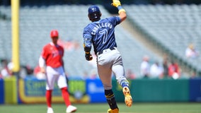 Caballero’s homer, 2 early runs on a wild pitch send Tampa Bay Rays to a 4-2 victory over the Angels