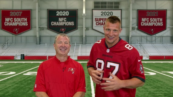 Gronk trained Bucs C.O.O. Brian Ford for Boston Marathon