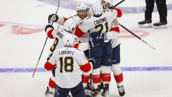 Sergei Bobrovsky makes 26 saves, Panthers beat Tampa Bay Lightning 5-3 to take 3-0 series lead