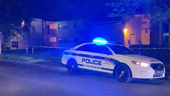 Man hospitalized in St. Pete apartment complex shooting, search underway for suspect: Police