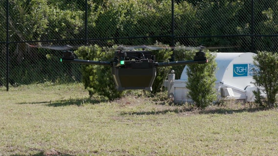 New Tampa General Hospital drone program will deliver emergency equipment to 911 callers