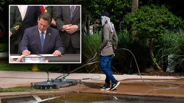 DeSantis signs bill banning Florida counties from requiring heat and water breaks for outdoor workers