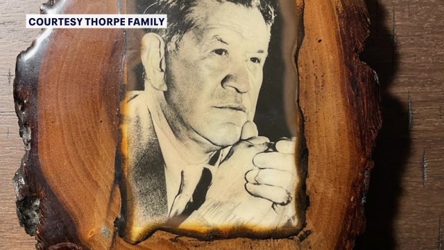 Jim Thorpe's family accepting Presidential Medal of Freedom on his behalf