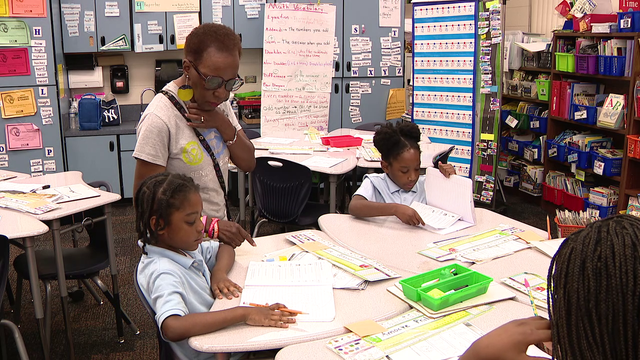 Seniors in Service volunteers help students, teachers through foster grandparent program