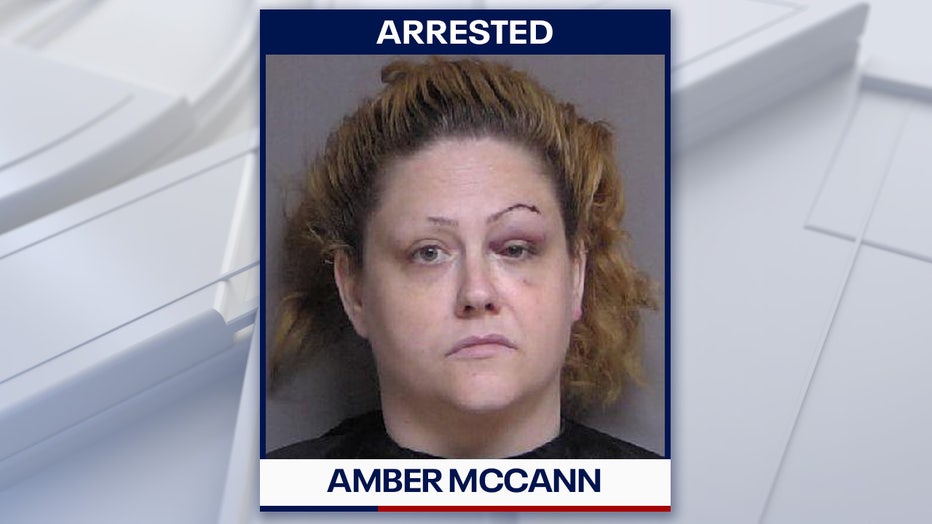 Amber McCann mugshot courtesy of the Flagler County Sheriff's Office.