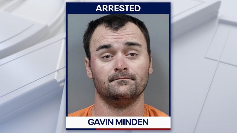 Gavin Minden mugshot courtesy of the Citrus County Sheriff's Office. 