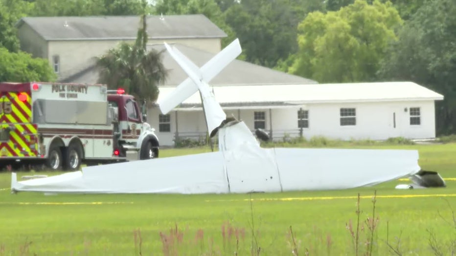 The plane crashed at South Lakeland Airport.