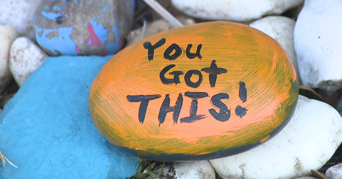Brain cancer patient, wife spread message of hope through rocks | FOX ...