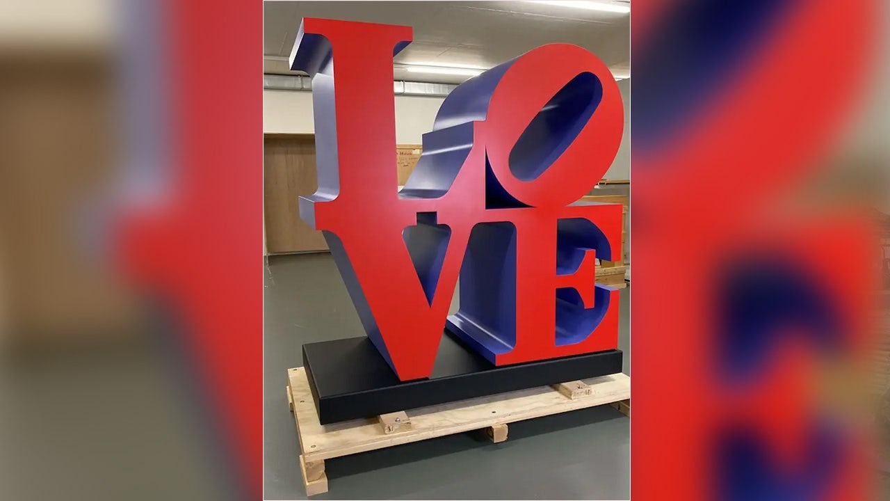 Iconic 'LOVE' sculpture to go on display at the University of