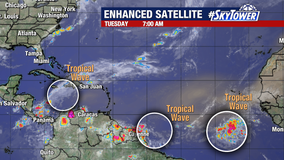 3 tropical waves emerge days before the 2024 hurricane season