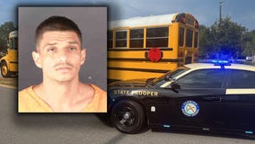 Man arrested for stealing Hillsborough school bus while 'high and drunk' and driving it to Miami: FHP