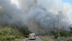 Evacuation order lifted after 300-acre brush fire burns in Highlands County