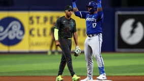 Velázquez homers and has RBI double in 3-run 11th as Royals beat Rays 7-4 for eighth consecutive win