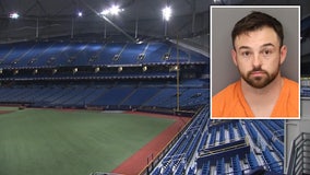 Florida man arrested for throwing beer bottle at fan at Rays game