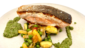 Recipe: Salmon with Spring Vegetables