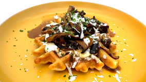 Recipe: Mushrooms and Waffles