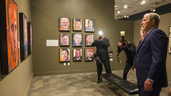 George W. Bush’s portraits of veterans are heading to Disney World