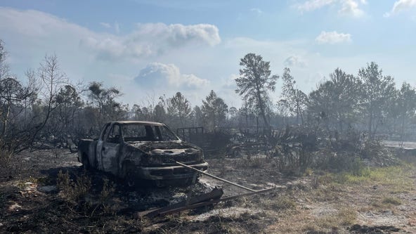 Highlands County residents survey damage following brush fire: 'It's an unbelievable thing'