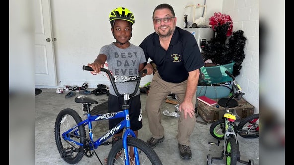 WATCH: Florida deputy tracks down missing autistic boy, fixes bike to encourage him to stay at home