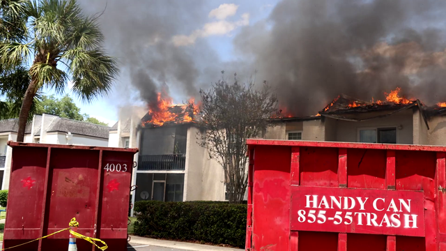 Large fire damages more than a dozen condos at Brandon complex