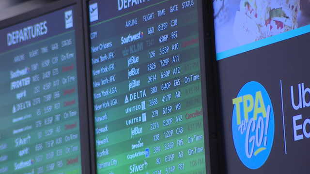 Midwest storms blamed for many flight delays at Tampa Int'l Airport during busy Memorial Day weekend