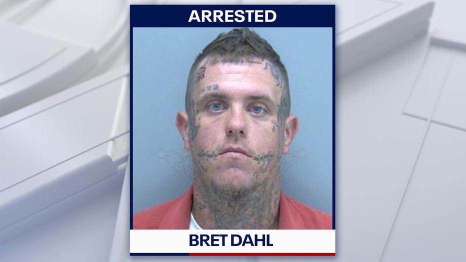 Bret Dahl mugshot courtesy of the Cape Coral Police Department. 