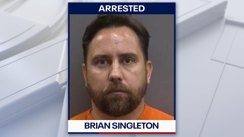 Brian Singleton mugshot courtesy of HCSO.