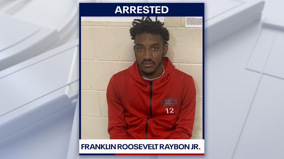 Franklin Roosevelt Raybon Jr. turned himself in to authorities on Tuesday. Image is courtesy of the Sarasota