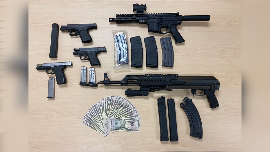 Investigators say they found evidence linking Brown to the robbery as well as guns. Image is courtesy of the Largo Police Department.