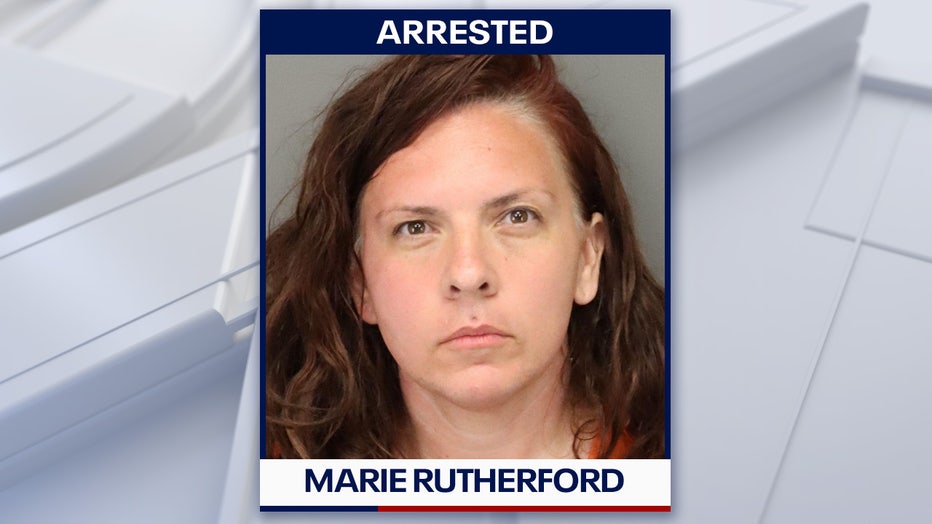 Marie Rutherford mugshot courtesy of the Pinellas County Sheriff's Office. 