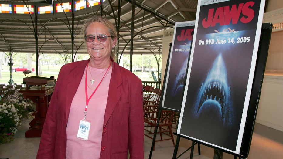 "Jaws" actress/stuntwoman Susan Backlinie at "Jaws" Fest celebrating the Jaws 30th Anniversary Edition DVD from Universal Studios Home Entertainment releases June 14th. The DVD includes a special never-before-seen Steven Spielberg interview and a 2 hour documentary on the making of the film. (Photo by Chris Polk/FilmMagic for Universal Studio Home Video)