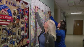 Moffitt's coloring wall helps support nurses' mental health: 'Our water cooler'