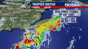 First tropical disturbance of 2024 season being tracked by National Hurricane Center