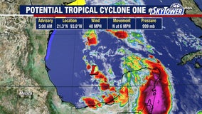 Tracking the Tropics: Potential tropical storm headed for Gulf Coast as another system tracks toward Florida