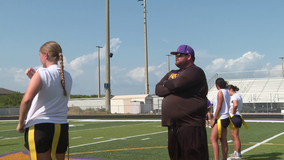 Lennard High flag football team awards coach with scholarship to finish degree