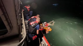 3 rescued by St. Pete Coast Guard crew after boat sinks