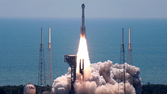 Boeing Starliner successfully launches 2 astronauts en route to International Space Station