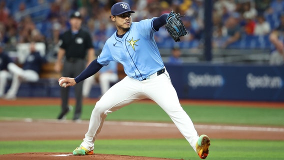 Taj Bradley ties career high with 11 strikeouts as the Tampa Bay Rays rally to beat the Cubs 3-2