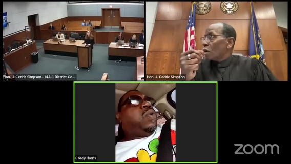 Man from viral video explains why he joined virtual court hearing for suspended license while driving