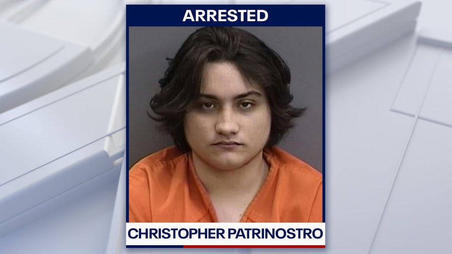 Christopher Patrinostro mugshot courtesy of the Hillsborough County Sheriff's Office. 