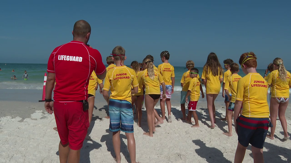 Junior Lifeguard Camp in Clearwater teaching kids valuable lifesaving ...