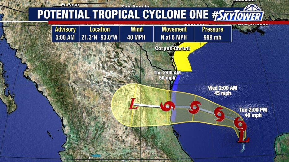 Tracking the Tropics: Potential tropical storm headed for Gulf Coast as ...