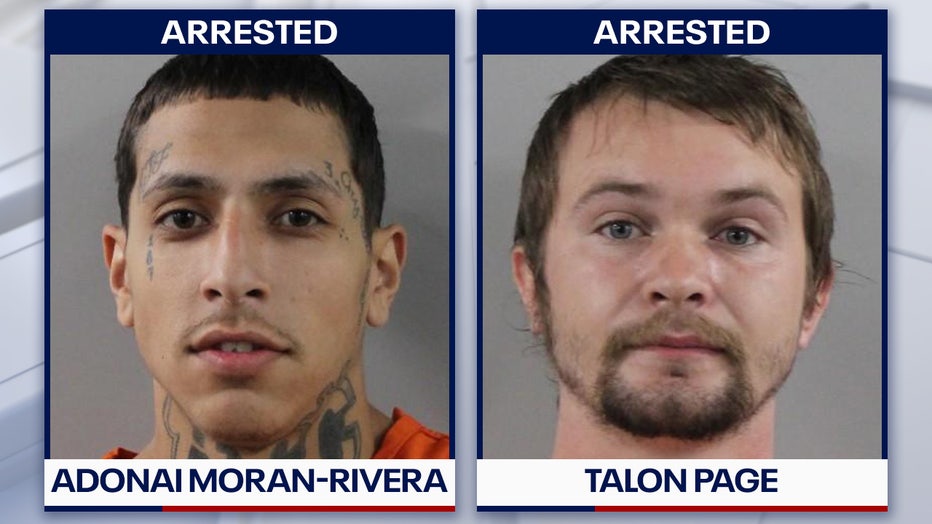 Pictured: Talon Page and Adonai Moran-Rivera. Images are courtesy of the Polk County Sheriff's Office.